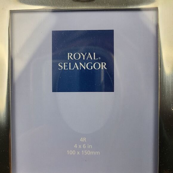 ROYAL Selangor Pewter 4×6 Baby Photo Picture Frame - Picture 11 of 17